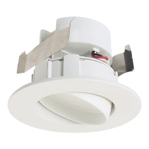 Halo Recessed RA3059FS1EWHR 3" Directional Retrofit LED Module, 500 Lumens, 90 CRI, Field Selectable 2700K, 3000K, 3500K, 4000K, or 5000K, 120V 60Hz, LE & TE Phase Cut 5% Dimming, Matte White Baffle