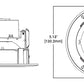 Halo RA4089S1EWHR 4" LED Adjustable Gimbal Retrofit Module with SeleCCTable Switch, 2700K, 3000K, 3500K, 4000K, 5000K CCT, 800 Lumens