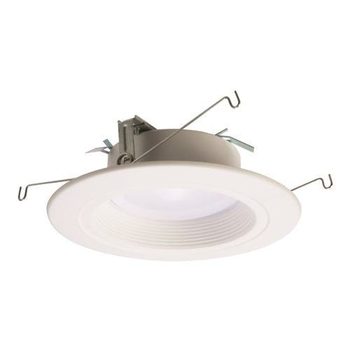 Halo Recessed RL560WH12950 5" and 6" LED Retrofit Baffle Trim 5000K, 1240 Lumens, White Finish