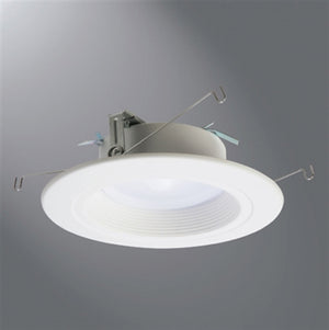 Halo Recessed RL560WH6940 5" and 6" LED Retrofit Baffle Trim 4000K, 690 Lumens, White Finish