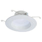 Halo Recessed RL56129S1EWH 5" or 6" Dimmable All-Purpose LED Retrofit Module with SeleCCTable switch, 1200 Lumens, 90 CRI, 120V Phase Cut 5% Dimming, Matte White Baffle