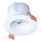 Halo Recessed RLS4099FS1EWHDMR 4" Slope Ceiling LED Direct Mount Module, 2700-5000K, 900 Lumens, White Finish