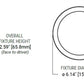Halo Recessed SMD4R07FS5 4" Round Surface Mount LED Downlight, 780 Lumens, 90 CRI, Selectable CCT 2700/3500/4000/5000K, LE & TE Phase Cut 100-5% Dimming, Matte White