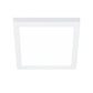 Halo Recessed SMD4S07FS5 4" Square Surface Mount LED Downlight, 780 Lumens, 90 CRI, Selectable CCT 2700/3500/4000/5000K, LE & TE Phase Cut 100-5% Dimming, Matte White