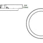 Halo Recessed SMD6R6935WH 6" Round LED Surface Mount Downlight, 740 Lumens, 90 CRI, 3500K, White Finish