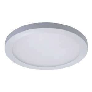 Halo Recessed SMD6R69SWH-CA 6" Round LED Surface Mount Downlight, 600 Lumens, 90 CRI, 2700K-5000K Field Selectable CCT, Matte White, 120V, California Unit