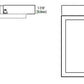 Halo Recessed SMD6S12950WHE 6" Square LED Surface Mount Downlight, 1180 Lumen, 90 CRI, 5000K, 120-277V, White Finish