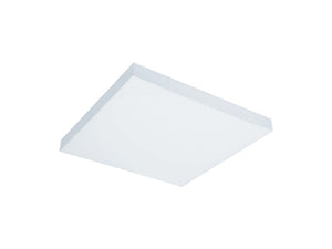 Halo Recessed SMX14SLSFS010 14" Square Surface Mount LED Downlight, Lumen Selectable 1200/1600/2000 Lumens, 90 CRI, Field Selectable CCT 2700/3000/3500/4000/5000K, 0-10V 5% 120-277V, Matte White