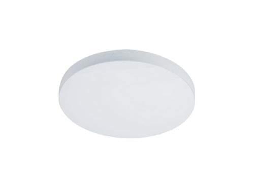 Halo Recessed SMX4RLSFS010 4" Round Surface Mount LED Downlight, Lumen Selectable 650/800/1000 Lumens, 90 CRI, Field Selectable CCT 2700/3000/3500/4000/5000K, Matte White, 0-10V 5%, 120-277V