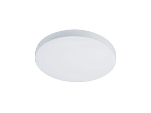Halo Recessed SMX4RLSFS010 4" Round Surface Mount LED Downlight, Lumen Selectable 650/800/1000 Lumens, 90 CRI, Field Selectable CCT 2700/3000/3500/4000/5000K, Matte White, 0-10V 5%, 120-277V