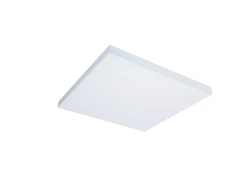 Halo Recessed SMX6SLSFSD2W 6" Square Surface Mount LED Downlight, Lumen Selectable 750/900/1200 Lumens, 90 CRI, Field Selectable CCT Dim-to-Warm/2700/3000/3500/4000/5000K, Matte White, Phase Cut LE/TE 5%, 120V