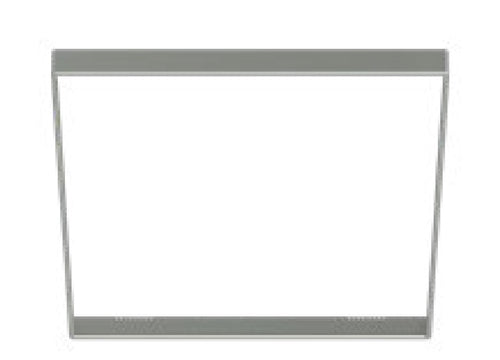 Halo Recessed SMX6STRMSN 6" Square Decorative Overlay, Satin Nickel