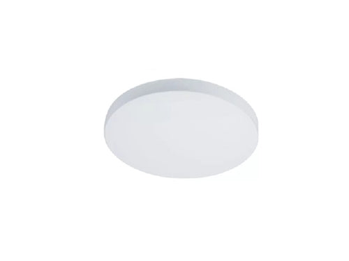 Halo Recessed SMX8RLSFS010 8" Round Surface Mount LED Downlight, Lumen Selectable 900/1200/1500 Lumens, 90 CRI, Field Selectable CCT 2700/3000/3500/4000/5000K, Matte White, 0-10V 5%, 120-277V