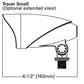 Halo TCRS8W 8W Tracel Small LED Floodlight, 850 Lumens, Wide Distribution, Carbon Bronze