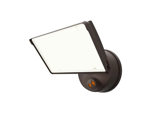 Halo TGS5S401DSCB High Output LED Security Floodlight, 5800 Lumens, 4000K, Dusk to Dawn, 120-277V, Brown