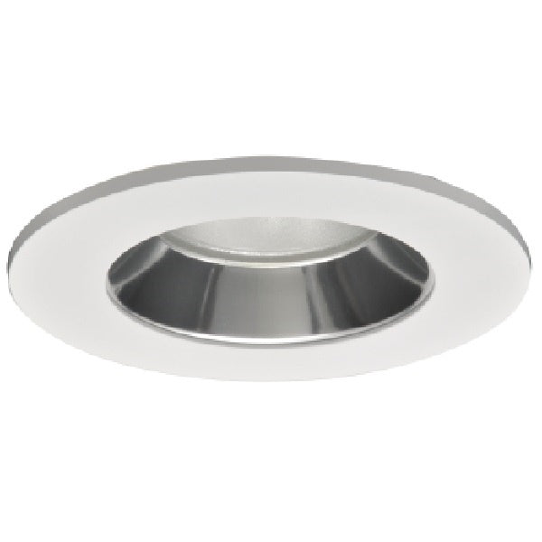 Halo Recessed TL402SCS 4" Specular Clear Reflector with Solite Glass Lens, White Ring