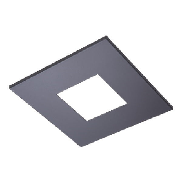 Halo Recessed TL42SBN 2" Square Pinhole Trim, Brushed Nickel Flange
