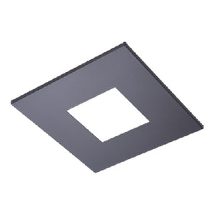 Halo Recessed TL42SBN 2" Square Pinhole Trim, Brushed Nickel Flange