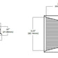 Halo Recessed TLS3LWW6GMWRL 3.25" Aperture Square Lens Wall Wash, Rimless Trim, Linear Spread Lens, Matte White Reflector and Flange