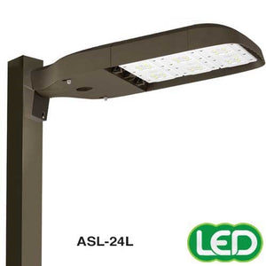 Hubbell Outdoor Lighting ASL-A-24L-4K-210-3-U-DB 181W Area Light, 24 LEDs, 4000K, Type III Distribution, 120-277V, 16364 Lumens, Dark Bronze Finish
