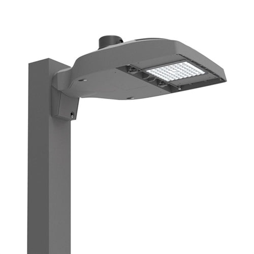 Hubbell Outdoor Lighting ASL1-160L-100-4K7-4W-UNV-A Sling Microstrike, 12000 Lumens, 4000K, 70 CRI, Type 4W Distribution, 120-277V, Arm for Square Poles