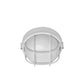 Hubbell Outdoor Lighting BRF-02 28W Euroluxe Wall or Ceiling Mount Decorative Round Fluorescent Wallpack, Black Finish
