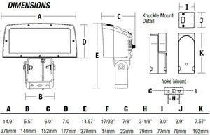 Hubbell Outdoor Lighting FLL-42L-95-5K7-W-U-Y-DBT-PCU 95W LED Floodlight, 42 LEDs, 5000K, 70 CRI, 6x6 Distribution, 120-277V, Yoke Mounting, Dark Bronze Matte Textured, Photocontrol