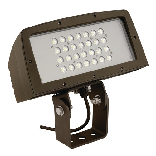 Hubbell Outdoor Lighting FLL-150-5K-U-K 150W LED Yoke Mount Floodlight, 120-277V, Wide Beam Spread, 14665 Lumens, Bronze Finish