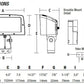 Hubbell Outdoor Lighting FLL-95-Y 95W LED Factor Floodlight, 120-277V, Wide Beam Spread, 9557 Lumens, Bronze Finish