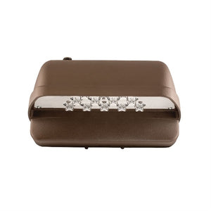 Hubbell Lighting Outdoor LNC-7LU-5K-3-DBT-PCU Laredo 16.6W 7 LEDs Compact Wallpack, Full Cut Off, 5000K, Type III, Photocontrol, Bronze Finish