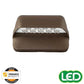 Hubbell Outdoor Lighting LNC-9LU-5K-3-DBT 22W 9 LEDs Compact Wallpack, Wall Mount, Full Cut Off, 120-277V, 5000K, Type III Distribution, Bronze Finish