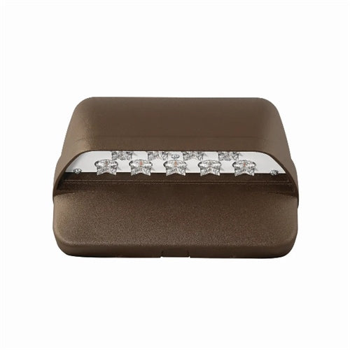 Hubbell Outdoor Lighting LNC-9LU-AM-3-035-DBT 22W 9 LEDs Compact LED Wallpack, Amber CCT, Type III Distribution, 350mA, Dark Bronze Matte Textured