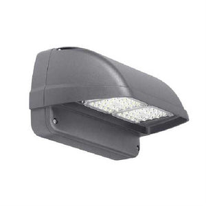 Hubbell Lighting Outdoor LNC2-48L-45-5K7-4W-UNV-DBT Laredo 45W LED Compact Wallpack, Full Cut Off, 5000K, Type 4, Dark Bronze Finish