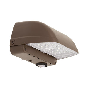Hubbell Outdoor Lighting LNC3-24L-3K-105-3-F-PS 41W Medium Litepak Wallpack, 3000K, 1050mA, Type III Distribution, 347V, Platinum Finish