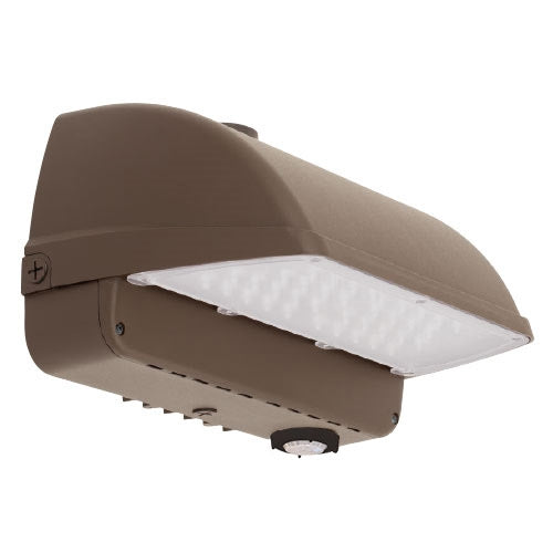 Hubbell Outdoor Lighting LNC4-36L-5K-105-4-F-PS 150W Large Litepak Wallpack, 36 LEDs, 5000K, 1150mA, Type IV Distribution, 347V, Platinum Finish