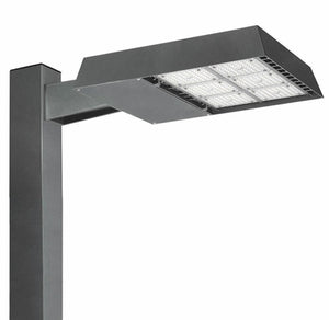Hubbell Outdoor Lighting RAR2-320L-165-4K7-3-UNV-ASQ-DBT 165W LED Area Light, 21000 Lumens, 4000K, 70 CRI, Type III Distribution, 120-277V, Arm Mount for Square Pole/ Flat Surface, Dark Bronze Matte Textured