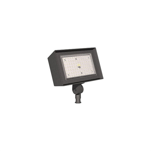 Hubbell Outdoor Lighting RFL3-90L-40-5K7-W-UNV-K-DBT LED Landscape Floodlight, 120-277V, 5000 Lumens, 5000K, Knuckle Mount, Dark Bronze