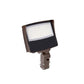Hubbell Outdoor Lighting SGF2-120-LSCS-UNVC 120W Sling Flood LED, SGF2 Size, Switchable CCT 3000K/4000K/5000K, Knuckle and Trunnion Mount