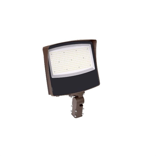 Hubbell Outdoor Lighting SGF3-200-LSCS-UNVC 200W Sling Flood LED, SGF3 Size, Switchable CCT 3000K/4000K/5000K, Knuckle and Trunnion Mount