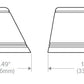 Hubbell Outdoor Lighting TRP1-24L-25-4K7-4W-UNV-DBT 25W Outdoor Trapezoid LED Wallpack, 12 LEDs, 4000K, 70 CRI, Type IV Distribution, 120-277V, 2789 Lumens, Dark Bronze Finish