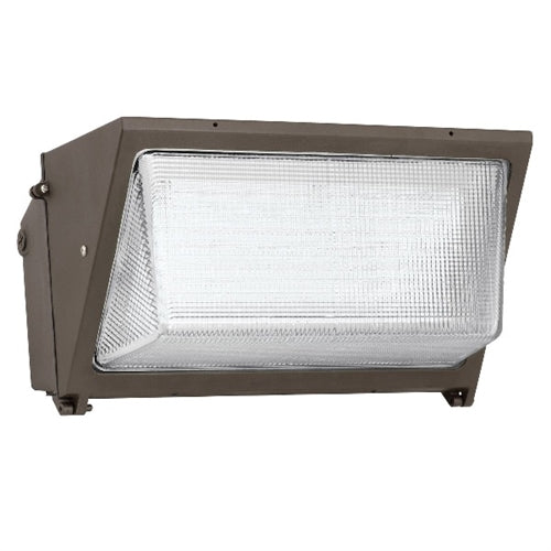 Hubbell Outdoor Lighting WGH-40-5K-U-S 40W LED Glass Wallpack, 120-277V, Type IV Distribution, 4484 Lumens, 5000K, Bronze Finish