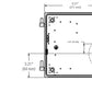 Hubbell Outdoor Lighting WGH3-LSCS 80-120W LED Glass Wallpack, 120-277V, 9800-17,150 Lumens, 4000K/5000K, Bronze Finish