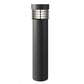 Hydrel 3120C H42 8COB 50K MVOLT SYM LP BZ 40" LED Louvered Round Bollard Flat Top, 8COB Lamp Type, 5000K Color Temperature, 120-277V, Symmetrical Distribution, Bronze