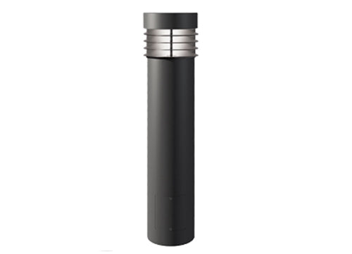 Hydrel 3120C H42 8COB 50K MVOLT SYM LP WH 40" LED Louvered Round Bollard Flat Top, 8COB Lamp Type, 5000K Color Temperature, 120-277V, Symmetrical Distribution, White