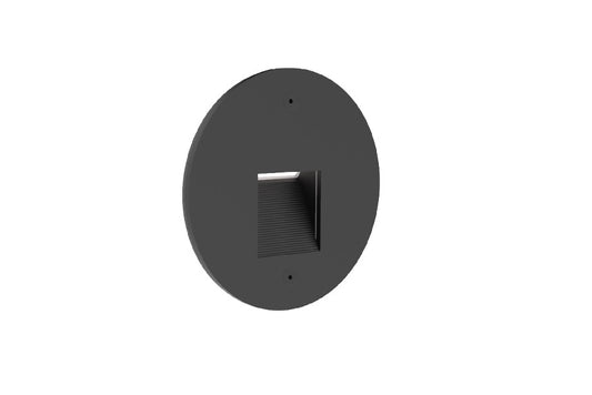 Hydrel HSL11 RD LED 30K MVOLT M MIN5 PSS LED Round Step Light, 3000K Color Temperature, 120-277V, Medium Throw Distribution, Dimming Driver, Polished Stainless Steel