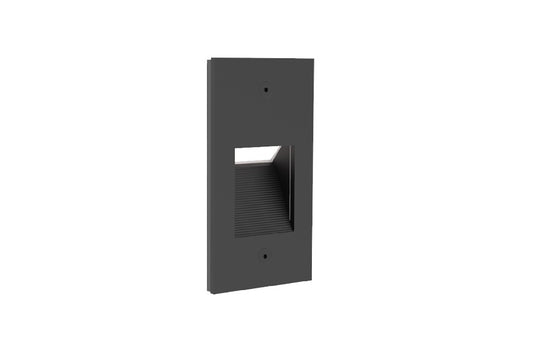 Hydrel HSL11 RECT LED 50K MVOLT S MIN5 BRSS LED Rectangle Step Light, 5000K Color Temperature, 120-277V, Short Throw Distribution, Dimming Driver, Brushed Stainless Steel