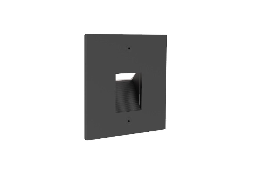 Hydrel HSL11 SQ LED 50K MVOLT L MIN5 SGW LED Square Step Light, 5000K Color Temperature, 120-277V, Long Throw Distribution, Dimming Driver, Semi Gloss White