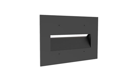 Hydrel HSL13 6INCH LED 40K MVOLT L MIN5 BB BRB 6" LED Step Light, 4000K Color Temperature, 120-277V, Long Throw Distribution, Dimming Driver, Back Box, Brushed Brass