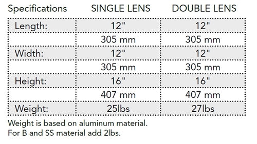 Hydrel M9710C SS LED P3 35K MVOLT MFL FLC 34B 34S 46W In-Grade LED Lanscape Light, Round Door Single Lens, Stainless Steel Door, 3500K, 120-277V, Medium Flood Distribution, Flat Lens Clear, 3/4" NPT Bottom, 3/4" NPT Side