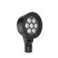 Hydrel SAF7 LED P1 80CRI 35K MVOLT 6DEG CWL KM DDB Floodlight, P1 Performance Package, 80 CRI, 3500K, 120-277V, 6 Degrees Distribution, Clear Watershed Lens, Knuckle Mount, Designer Bronze 